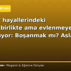 15 yıldır hayallerindeki erkekle birlikte ama evlenmeye yanaşmıyor: Boşanmak mı? Asla!