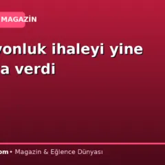 20 milyonluk ihaleyi yine tanıdığa verdi