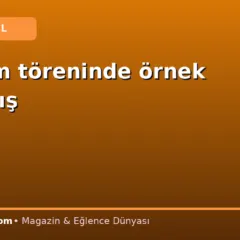 29 Ekim töreninde örnek davranış