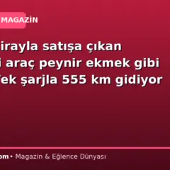 590 bin lirayla satışa çıkan elektrikli araç peynir ekmek gibi satıldı: Tek şarjla 555 km gidiyor