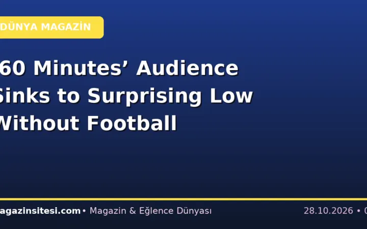 ’60 Minutes’ Audience Sinks to Surprising Low Without Football