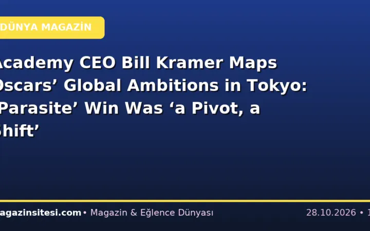 Academy CEO Bill Kramer Maps Oscars’ Global Ambitions in Tokyo: ‘Parasite’ Win Was ‘a Pivot, a Shift’