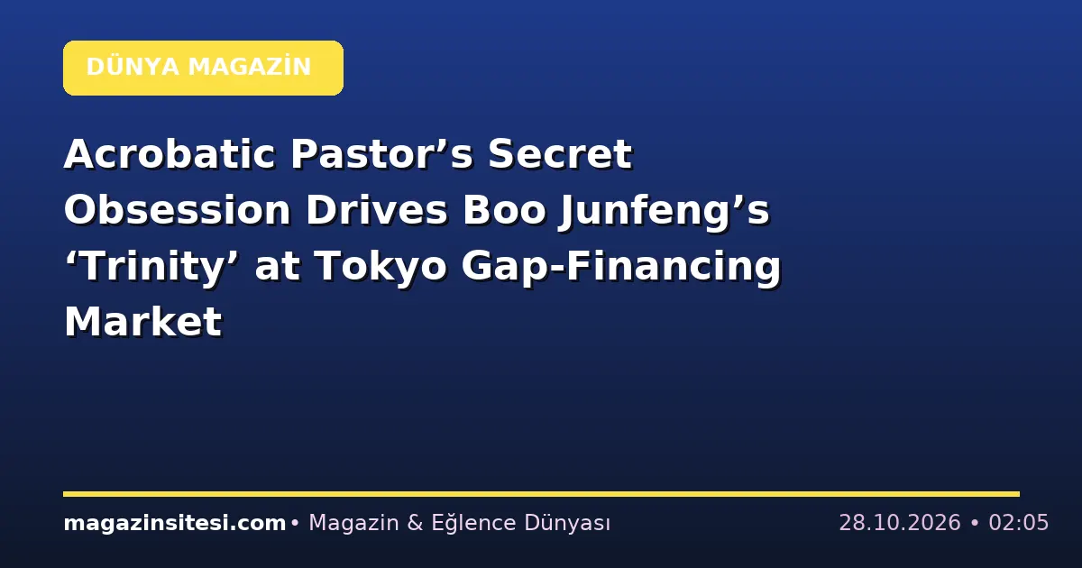 Acrobatic Pastor’s Secret Obsession Drives Boo Junfeng’s ‘Trinity’ at Tokyo Gap-Financing Market