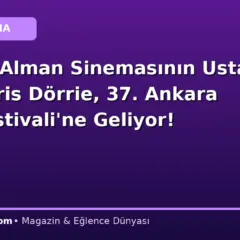 Çağdaş Alman Sinemasının Usta İsmi Doris Dörrie, 37. Ankara Film Festivali’ne Geliyor!