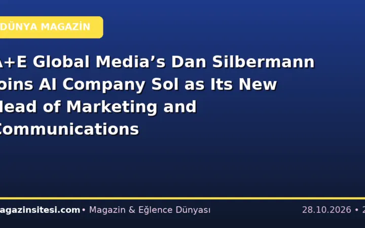 A+E Global Media’s Dan Silbermann Joins AI Company Sol as Its New Head of Marketing and Communications
