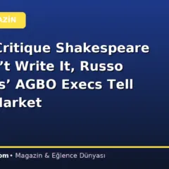 AI Can Critique Shakespeare But Can’t Write It, Russo Brothers’ AGBO Execs Tell Tokyo Market