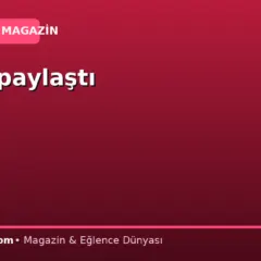 Aşkını paylaştı