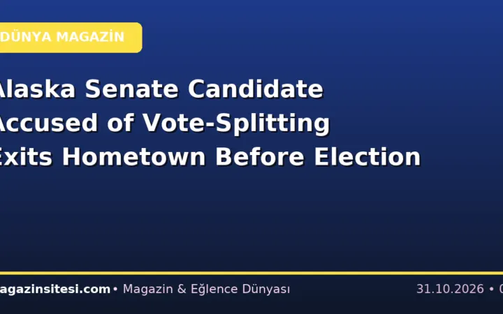 Alaska Senate Candidate Accused of Vote-Splitting Exits Hometown Before Election