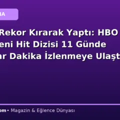 Açılışını Rekor Kırarak Yaptı: HBO Max’in Yeni Hit Dizisi 11 Günde 1.3 Milyar Dakika İzlenmeye Ulaştı