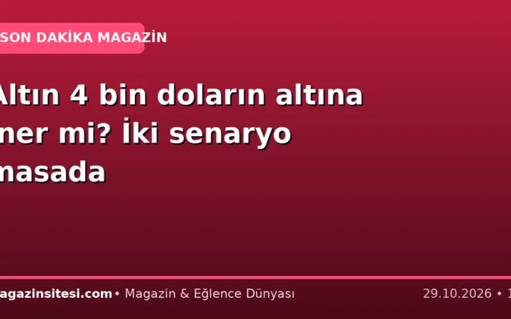 Altın 4 bin doların altına iner mi? İki senaryo masada