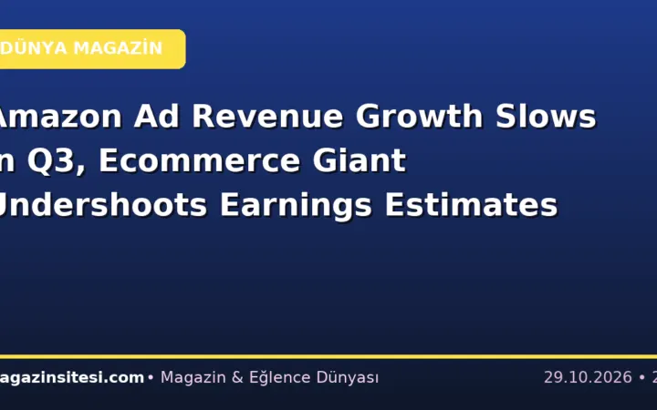 Amazon Ad Revenue Growth Slows in Q3, Ecommerce Giant Undershoots Earnings Estimates