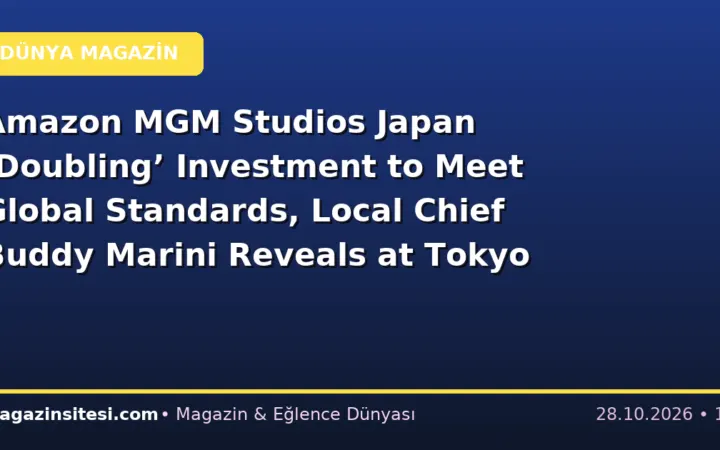 Amazon MGM Studios Japan ‘Doubling’ Investment to Meet Global Standards, Local Chief Buddy Marini Reveals at Tokyo Market