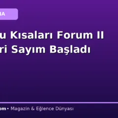 Anadolu Kısaları Forum II İçin Geri Sayım Başladı