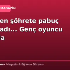 Ani gelen şöhrete pabuç bırakmadı… Genç oyuncu metroda