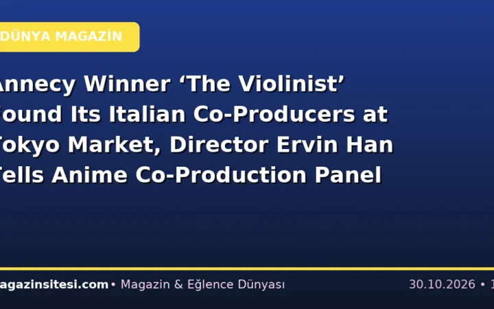 Annecy Winner ‘The Violinist’ Found Its Italian Co-Producers at Tokyo Market, Director Ervin Han Tells Anime Co-Production Panel
