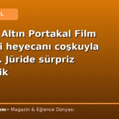 Antalya Altın Portakal Film Festivali heyecanı coşkuyla sürüyor. Jüride sürpriz değişiklik