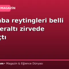 Çarşamba reytingleri belli oldu: Yeraltı zirvede farkı açtı