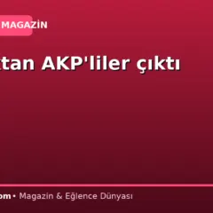 Arpalıktan AKP’liler çıktı