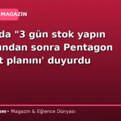 Avrupa’da “3 gün stok yapın uyarılarından sonra Pentagon ‘kıyamet planını’ duyurdu