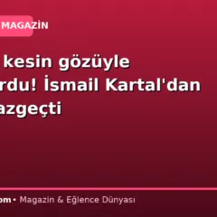 Ayrılığa kesin gözüyle bakılıyordu! İsmail Kartal’dan sonra vazgeçti