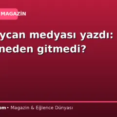 Azerbaycan medyası yazdı: Aliyev neden gitmedi?