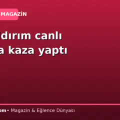 Aziz Yıldırım canlı yayında kaza yaptı