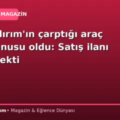 Aziz Yıldırım’ın çarptığı araç espri konusu oldu: Satış ilanı dikkat çekti