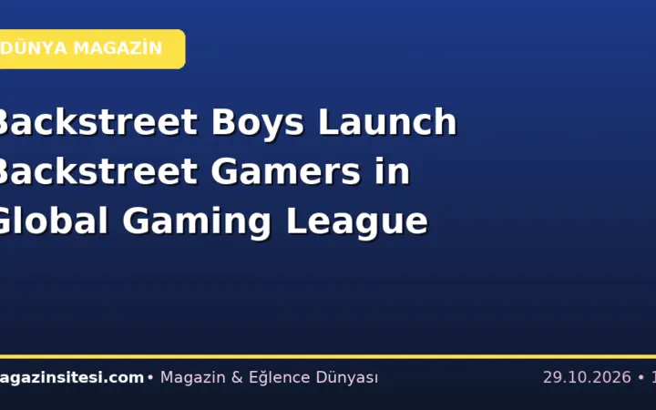 Backstreet Boys Launch Backstreet Gamers in Global Gaming League