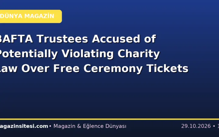BAFTA Trustees Accused of Potentially Violating Charity Law Over Free Ceremony Tickets