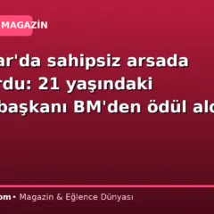 Balkanlar’da sahipsiz arsada ülke kurdu: 21 yaşındaki cumhurbaşkanı BM’den ödül aldı