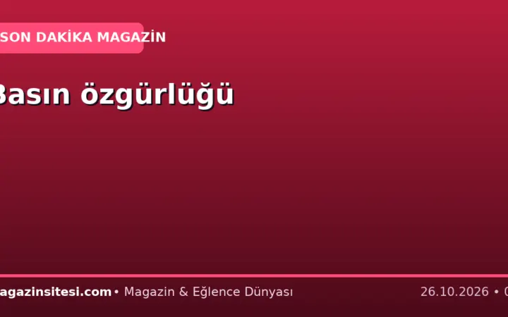 Basın özgürlüğü