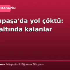 Bayrampaşa’da yol çöktü: Göçük altında kalanlar var!