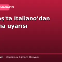 Beşiktaş’ta Italiano’dan savunma uyarısı