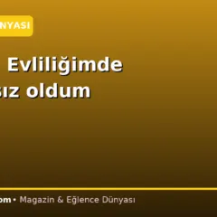 Bengü: Evliliğimde başarısız oldum