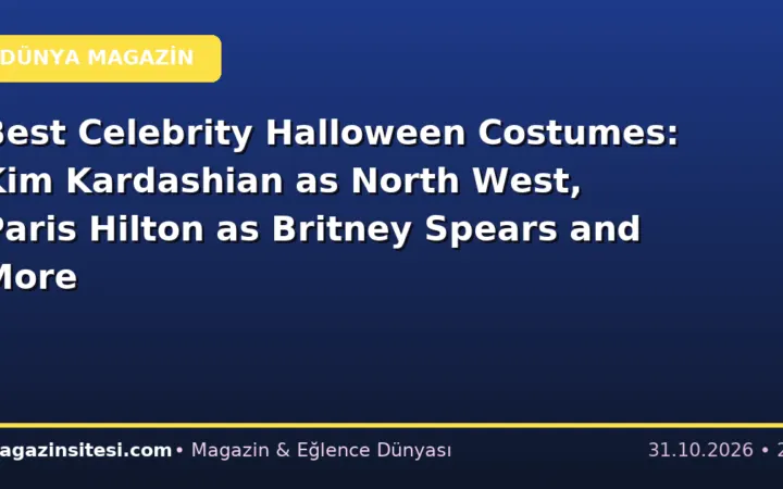Best Celebrity Halloween Costumes: Kim Kardashian as North West, Paris Hilton as Britney Spears and More