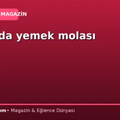 Boğaz’da yemek molası
