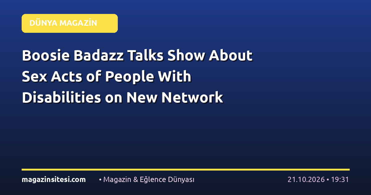 Boosie Badazz Talks Show About Sex Acts of People With Disabilities on New Network