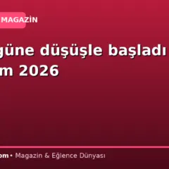 Borsa güne düşüşle başladı -30 Ekim 2026