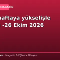 Borsa haftaya yükselişle başladı -26 Ekim 2026