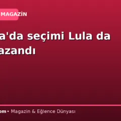 Brezilya’da seçimi Lula da Silva kazandı