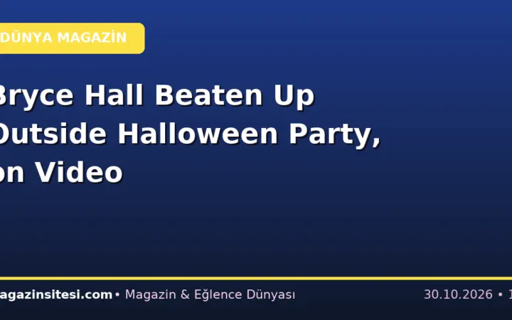 Bryce Hall Beaten Up Outside Halloween Party, on Video