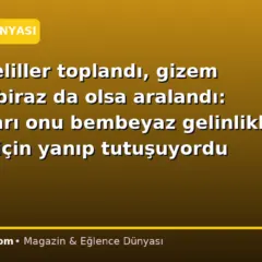 Bütün deliller toplandı, gizem perdesi biraz da olsa aralandı: Hayranları onu bembeyaz gelinlikle görmek için yanıp tutuşuyordu