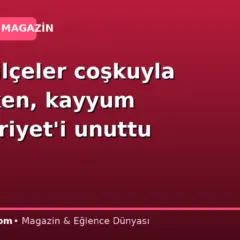 Bütün ilçeler coşkuyla kutlarken, kayyum Cumhuriyet’i unuttu