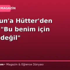 Can Uzun’a Hütter’den mesaj: “Bu benim için yeterli değil”