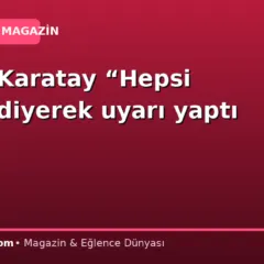 Canan Karatay “Hepsi zehir” diyerek uyarı yaptı
