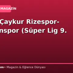Canlı | Çaykur Rizespor-Trabzonspor (Süper Lig 9. hafta)