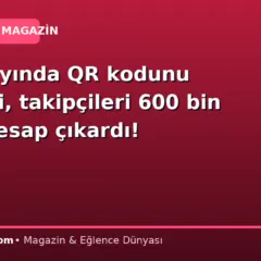 Canlı yayında QR kodunu gösterdi, takipçileri 600 bin liralık hesap çıkardı!