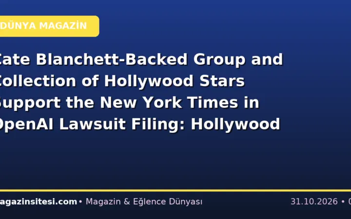 Cate Blanchett-Backed Group and Collection of Hollywood Stars Support the New York Times in OpenAI Lawsuit Filing: Hollywood Has ‘Proven Infrastructure’ to License Content