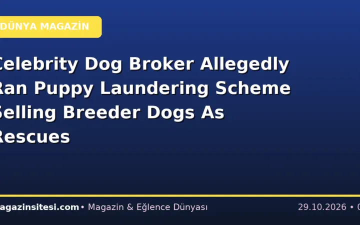 Celebrity Dog Broker Allegedly Ran Puppy Laundering Scheme Selling Breeder Dogs As Rescues