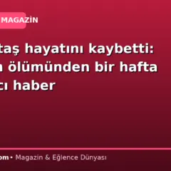 Cem Aktaş hayatını kaybetti: Oğlunun ölümünden bir hafta sonra acı haber